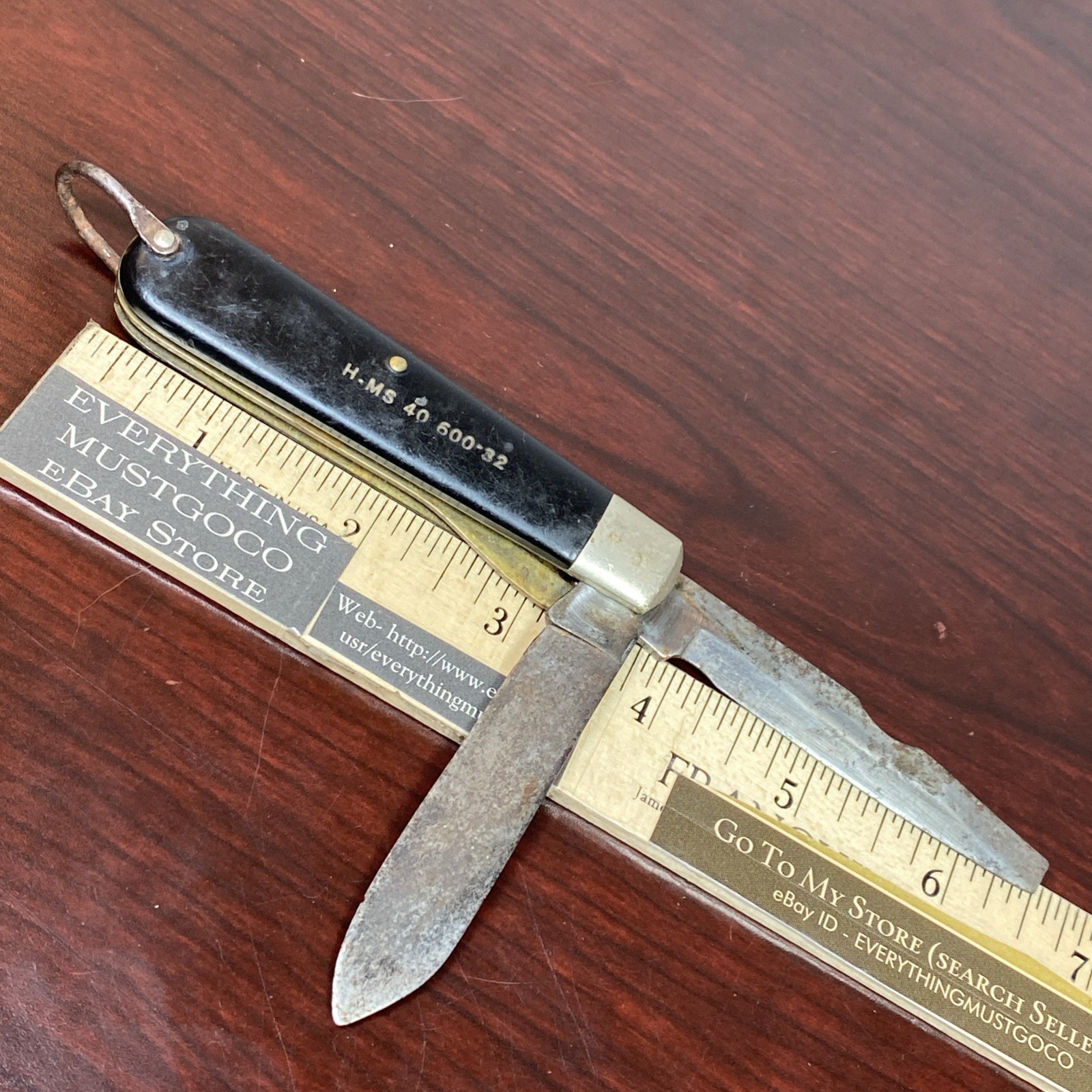 Vtg Camillus NY Military Electrician's Lineman TL-29 Pocket Knife H-MS 40 600-12