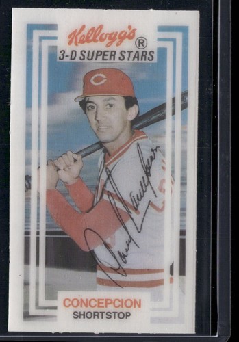 Dave Concepcion #57 1983 Kellogg's card