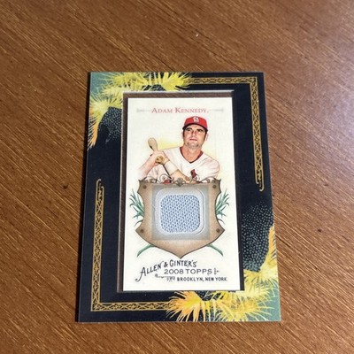 2008 Topps Allen & Ginter's - Framed Mini Relics #AGR-ATK Adam Kennedy (MEM)