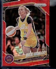 2025 Panini Prizm WNBA #132 Julie Vanloo Red Pandora Prizms #/199
