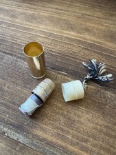 Vintage Art Deco Travel Sewing Kit - Complete - Included in lot is two Thimbles