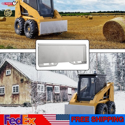 #ad 1 2quot; Steel Quick Skid Steer Mount Plate Tach Attachment Adapter Loader Metal US $332.76