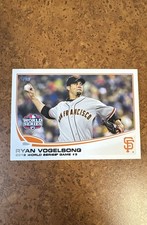 2013 Topps: World Series Ryan Vogelsong San Francisco Giants #196 FREE SHIPPING