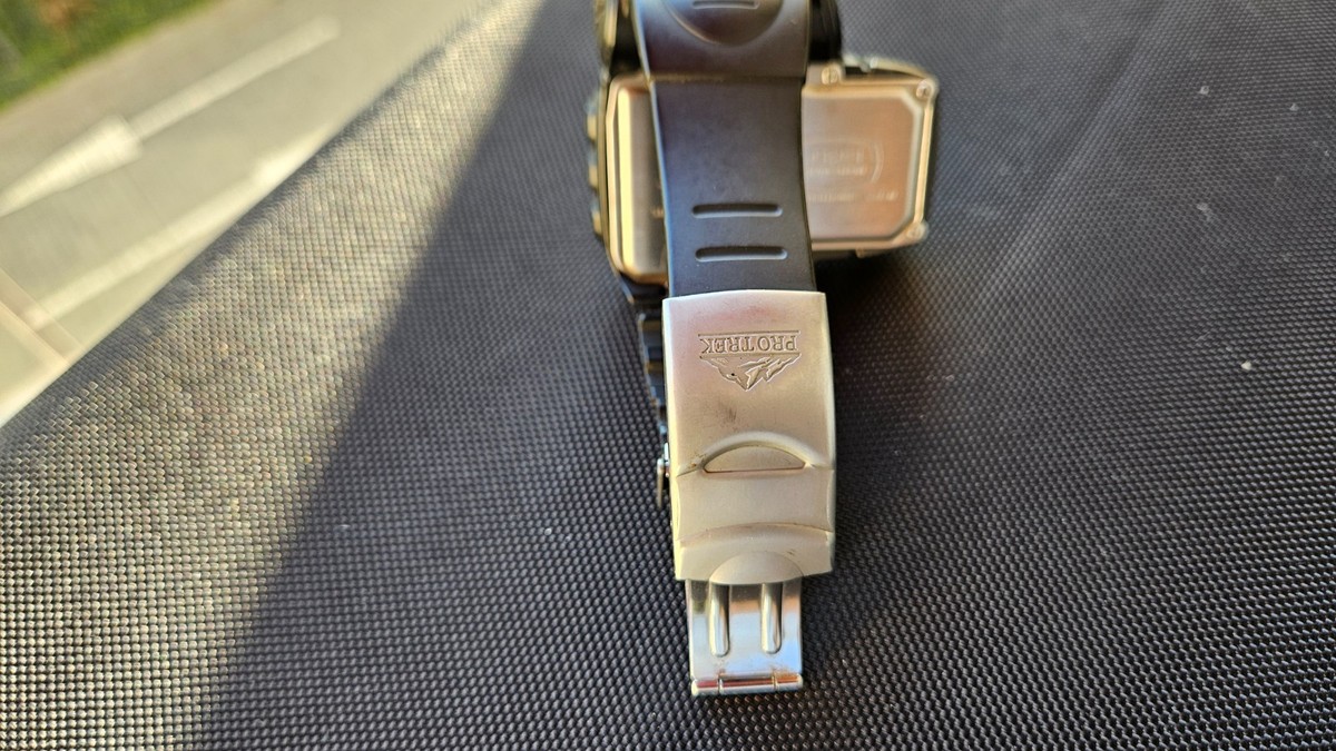 RARE 1st GPS Casio Protrek Digital Navigation Prt-1 Vintage Watch