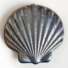 Vintage Copper Sea Shell Mold 10x10.5 In - Hanging Art  / Excellent Condition