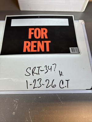 FOR RENT Sign 12'' x 9''  Large Window for Price/Price Store Signs Indoor Outdoor