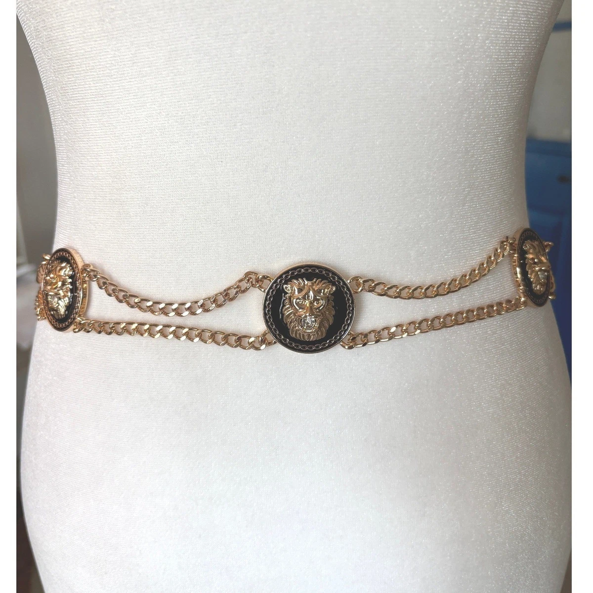 Chain Belt Animals Gold Belts for Women for sale | eBay display picture 1