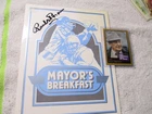 Coach Paul Brown Signed Autograph 1988 Pro Football HOF Mayor's Breakfast Browns