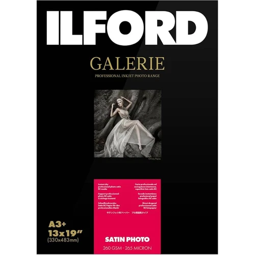 Ilford Papier Galerie Prestige Satin A3+ Photo 260Gr X25 Feuilles