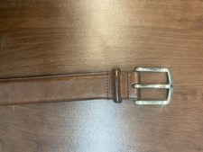 Polo Ralph Lauren Men's Brown Leather Dress Belt Size 36