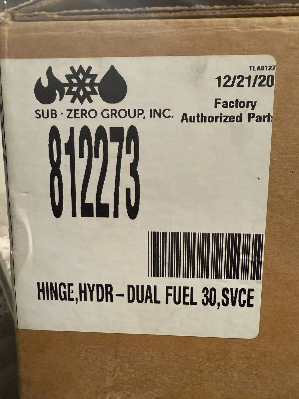 812273 WOLF Hinge Hydraulic Dual Fuel 30 (Pro Range DF GR)
Opens in a new window or tab