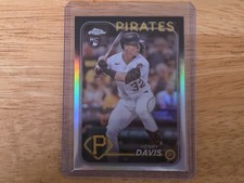 2024 Topps Chrome  Henry Davis #260 Refractor (RC)  Joey Bart blue + Pirates lot