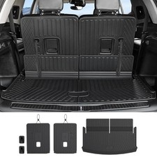Cargo Mat Backrest Mats for 2021-2025 2026 Jeep Grand Cherokee L 3rd Row Manual