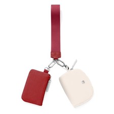 Mini Zip Around Wristlet Wallets for Women -KeyChain Wallet with Detachable D...