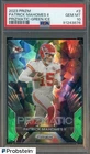 2023 Panini Green Ice Prizm #2 Patrick Mahomes II Chiefs PSA 10 GEM MINT