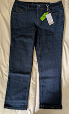 Natural Reflections Bonded Fleece Lined, Relaxed Straight Leg Jeans Size 14 NWT