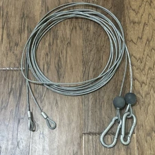 Set of 2 Bowflex Ultimate 2 153" Cables w/ Clips OEM SEE DESCRPT Free Shipping