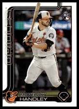 2025 Topps Update #US274 Maverick Handley Baltimore Orioles Rookie
