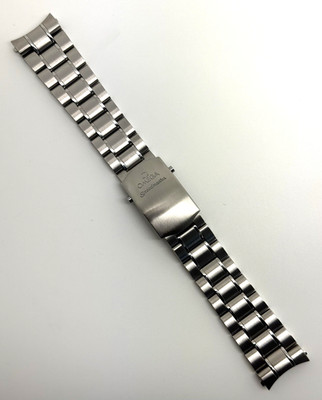 Omega Speedmaster Moonwatch 1958/989 21mm Steel Watch Bracelet Authentic OEM