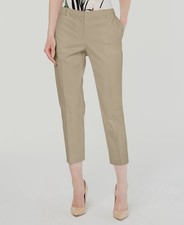 Tommy Hilfiger Women's Beige Khaki Crop Straight Leg Chino Pants Size 8