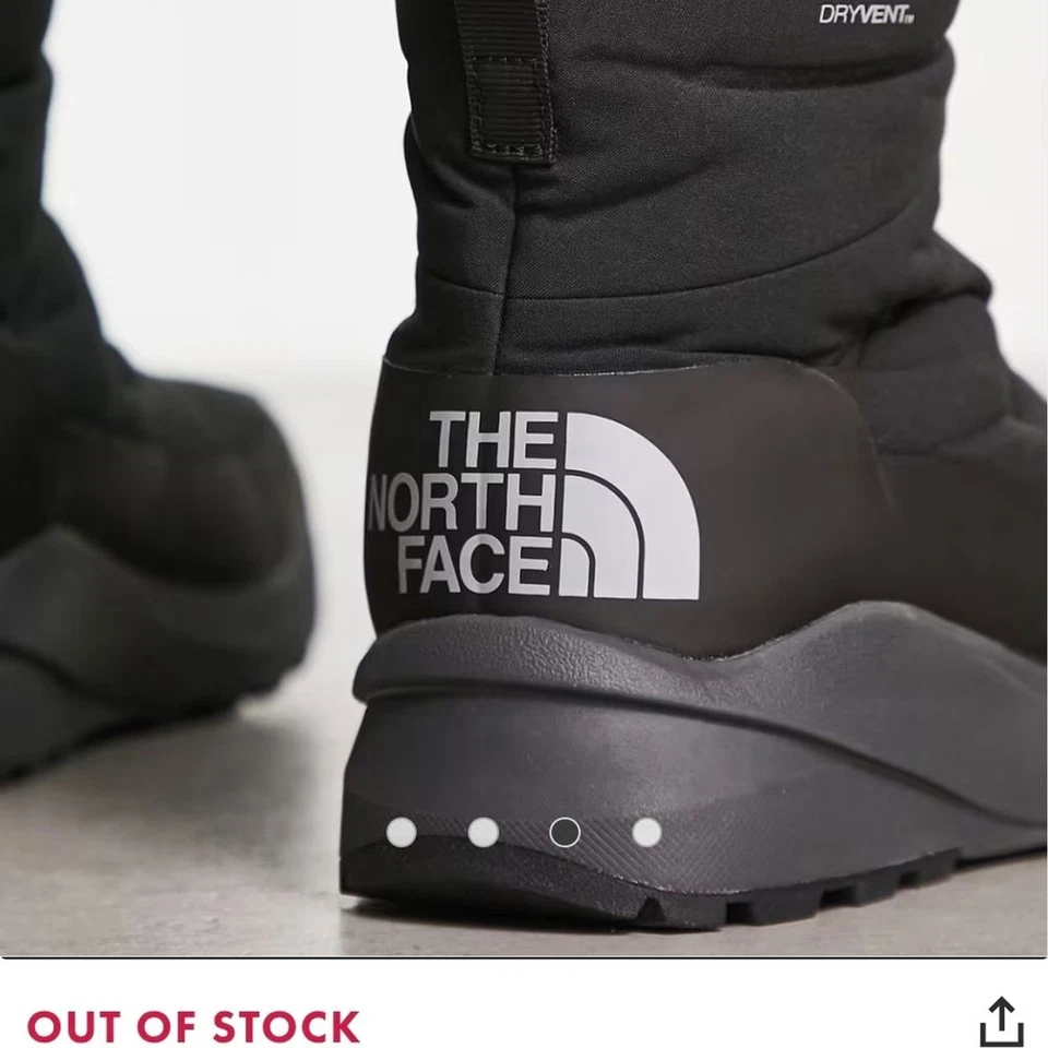 Botines aislantes negros The North Face para mujer talla 7 Foto 2 de 4