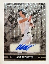 2026 LEAF METAL BASEBALL AVIA ARQUETTE TRUE #1/1 SILVER AUTO CARD #91A-AA1