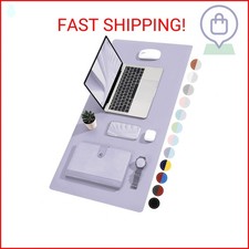 TOWWI Dual Sided Desk Pad, Large Desk Mat, Waterproof Desk Blotter Protector Mou