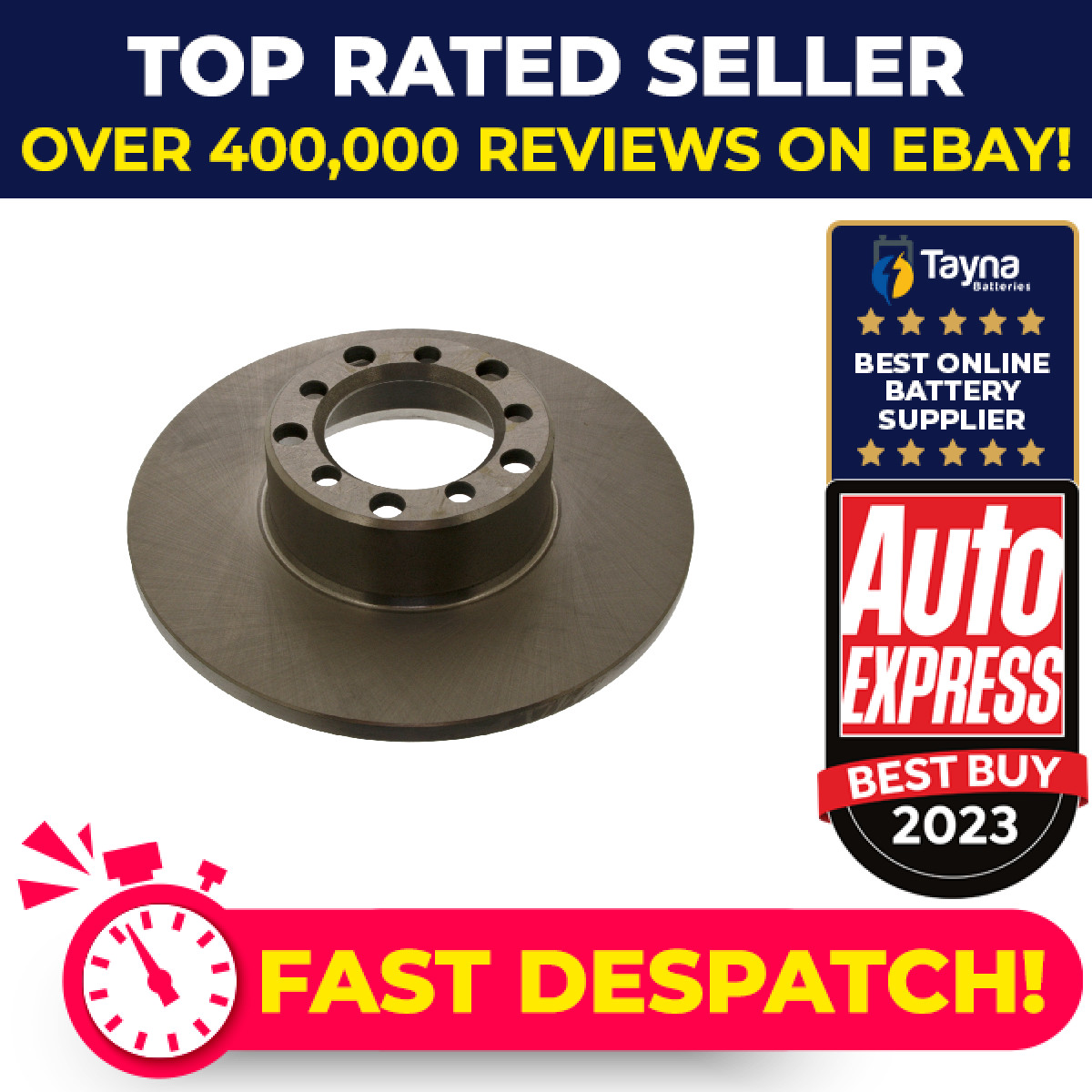 2x Brake Discs Pair Solid fits MERCEDES /8 W114 2.7 Front 72 to 76 278mm Set New