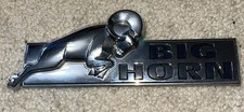 2008-2020 Dodge Ram Big Horn Chrome And Black Tailgate Emblem