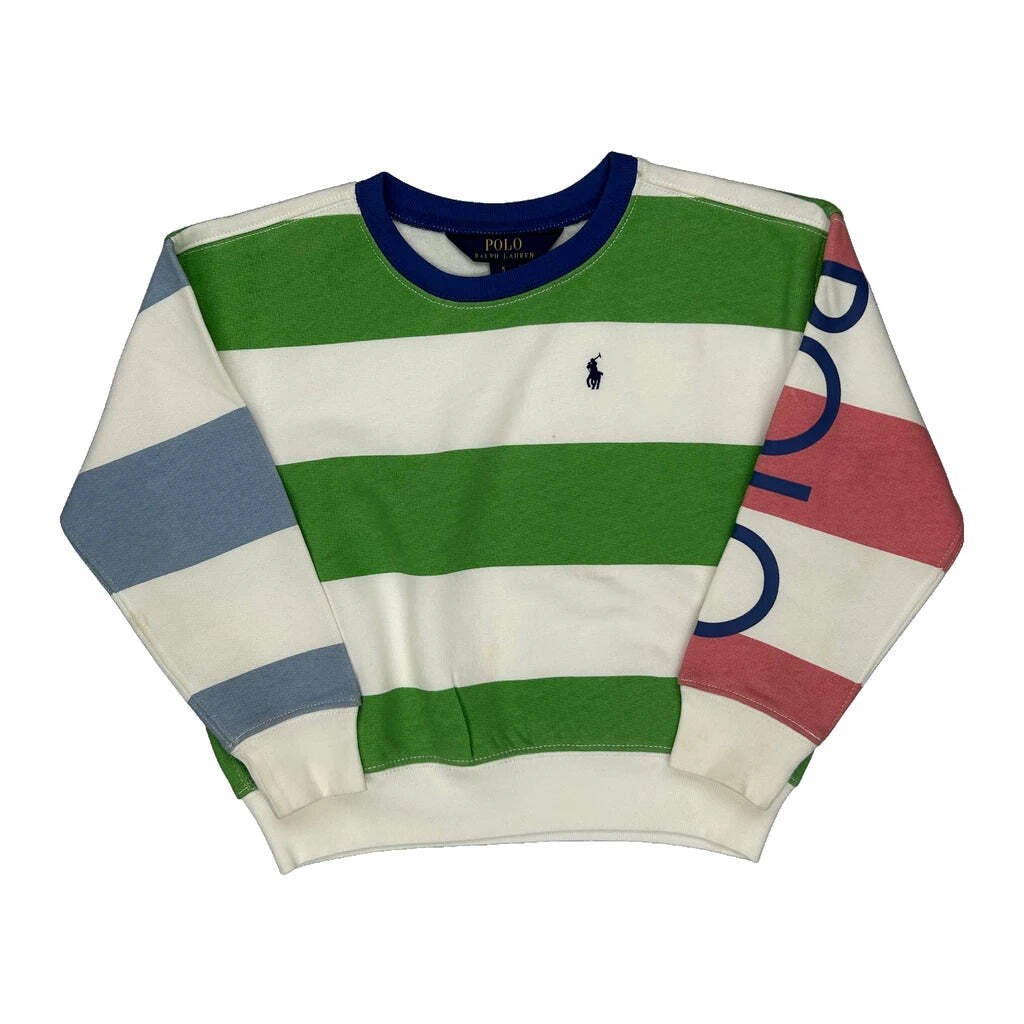 Age 5 Polo By Ralph Lauren Striped Sweatshirt - XS Multicoloured Cotton