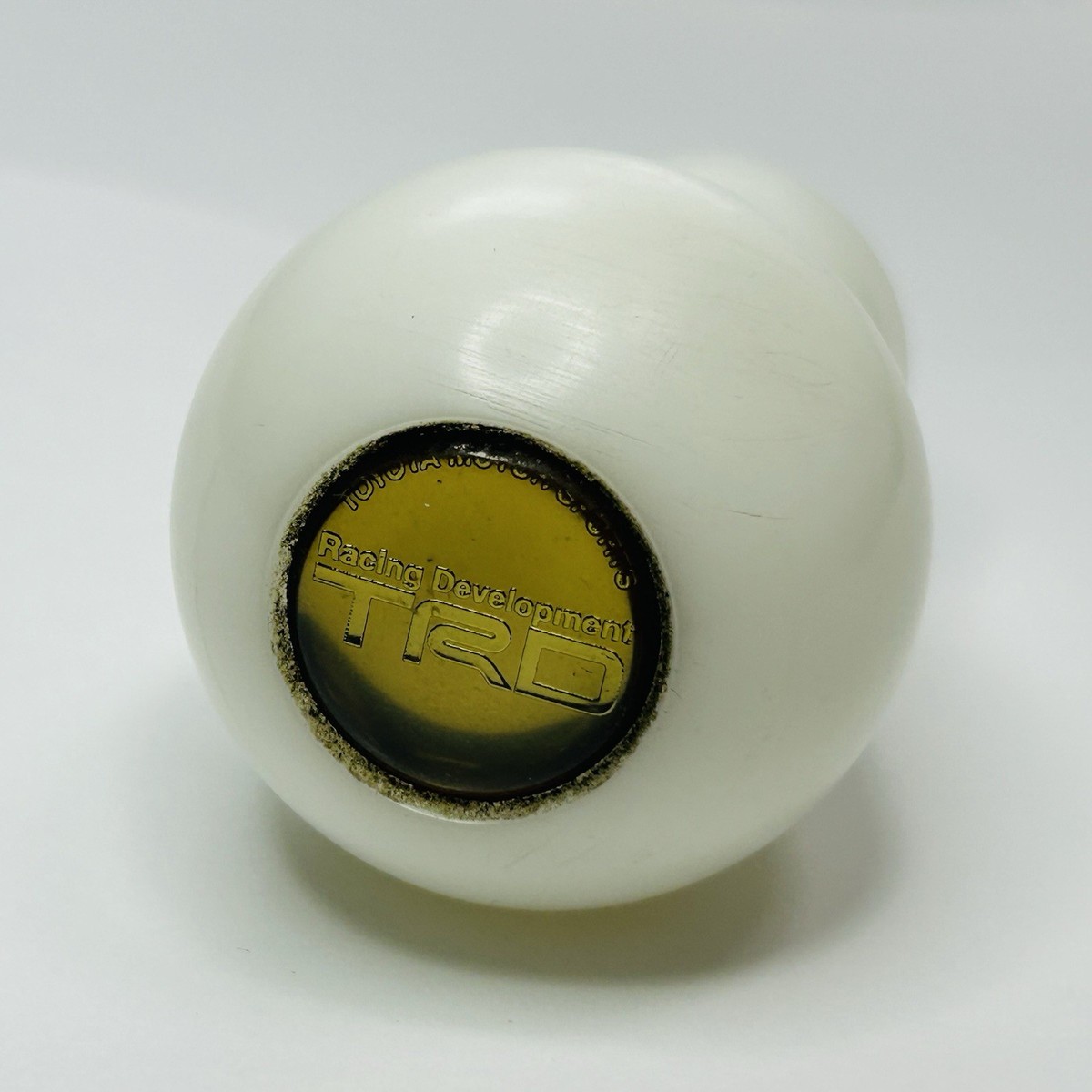 OLD TRD DURCAN SHIFT KNOB WHITE TOYOTA OEM SUPRA ALTEZZA AE86