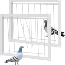 One Way Pigeon Cage Door Metal Anti Rust Detachable T Bar Bird House