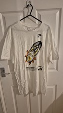 Men's Nike Air Max 95 (110's) T shirt Off White Size L Brand New