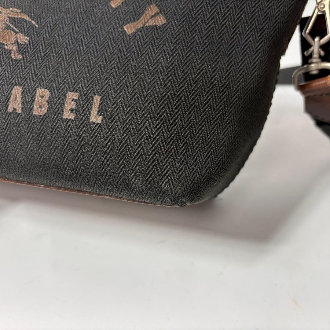 Burberry Blue Label Horse Logo Shoulder Bag Canvas Leather Brown Black New thumbnail 24