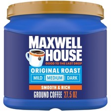 Maxwell House 27.5oz Medium Original Roast Ground Coffee – Classic Flavor 11.74 per pound