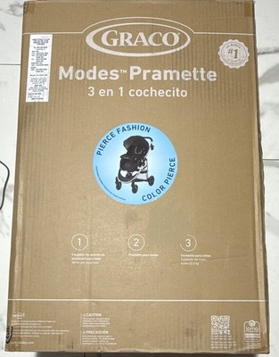Graco Modes Pramette 3-in-1 Folding Travel System Stroller, Pierce