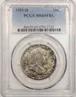 1951 D Franklin Half Dollar PCGS MS-65 FBL