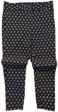 The Limited Womens 10 Geometric Print Slim Stretch Trouser Pants business chic