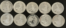 10oz Silver Britannia Coin Set 2022 | 10 x 1oz .999 Fine Silver | CGT Exempt