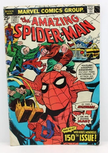 Marvel Comics ~ The Amazing Spider-Man #150, Super Hero Action ~ VF