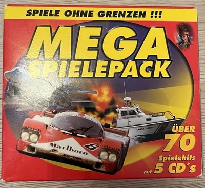 Mitcom Mega Spielepack PC 70 Spielehits 5 CDs Top Zustand Spielen Ohne Grenzen