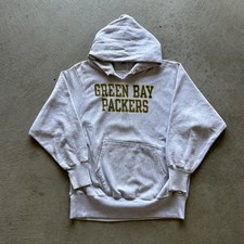 Vintage 90s Champion Reverse Weave Green Bay Packers Sweatshirt Size XL Hoodie