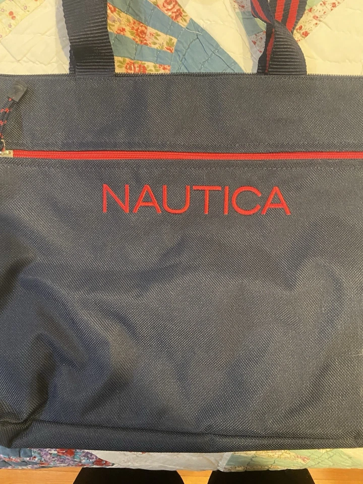 Bolso de Mano Nautica 21 Pulgadas Azul Marino Nuevo con Etiquetas Envío Gratis Foto 2 de 4