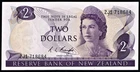 NEW ZEALAND - 2 DOLLARS ND(1975-77) UNC P 164c