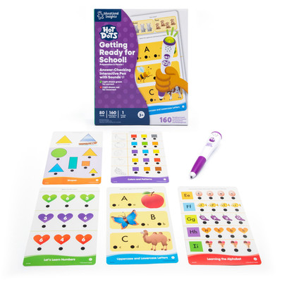 Educational Insights Hot Dots Getting Ready For School - Preschool Learning