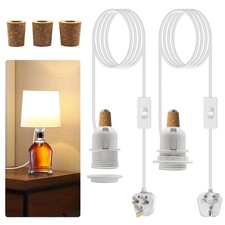 Bottle Lamp Kits, 2 Pack Bottle Lamp Adaptor Kit, Lamp Kits Do it Yourself, E...