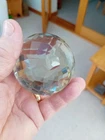 TOZAI CUT GLASS VINTAGE PAPERWEIGHT BALL 70mm
