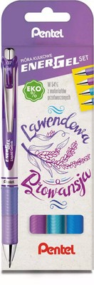 5902894025013 Pióro K Gel 0.7 Gr Pentel Bl77 4 kolory Lawend-prowansj Pentel