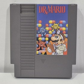 Dr. Mario Nintendo NES 1990 Complete Vintage Video Game w/ Case *TESTED