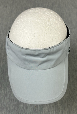 Columbia Sportswear Visor Hat Womens Gray Strapback Lightweight